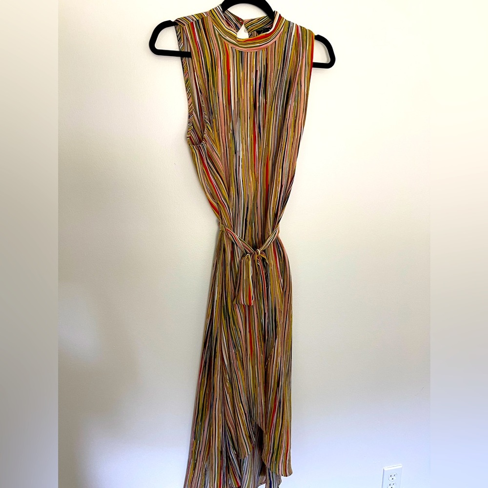 Multicolored Midi Dress